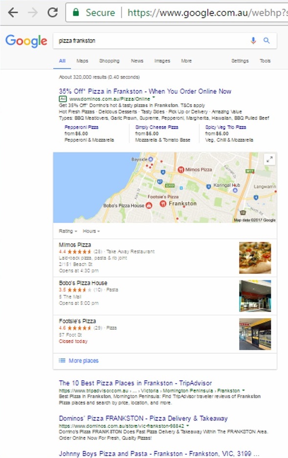 Google Snapshot - Local Business